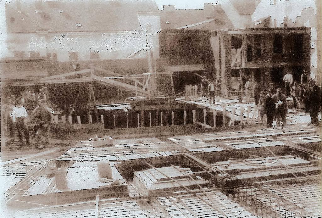 Koncertna dvorana (današnji ZKM u izgradnji). Nikolićeva ulica 1921. godine B
